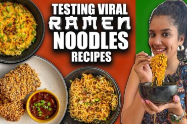 3 Viral Noodles Recipes | #tamilvlog #cookingathome