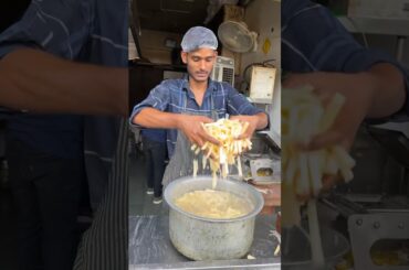 Bulk Chilli Potota ASMR Video || #delhistreetfood #streetfood #chinesefood #asmrfood #chillipotato