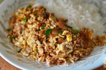 Fried Tuna and Egg - Pepper Lunch in 4 minutes!