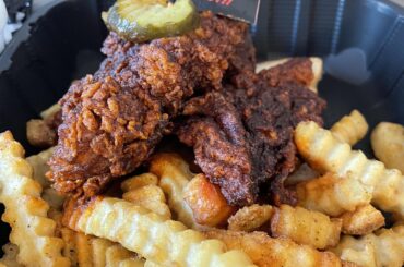 Hattie B’s chicken in Nashville, TN