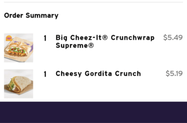 Big Cheez-It crunchwrap verdict