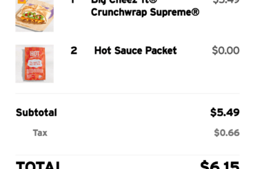 I got the cheez it crunchwrap