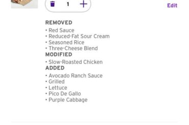 Try this Menu hack. Cantina Burrito for $3 less.