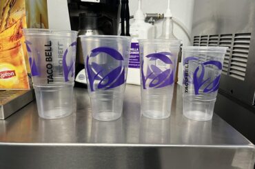 The cups gotten smaller at my Taco Bell