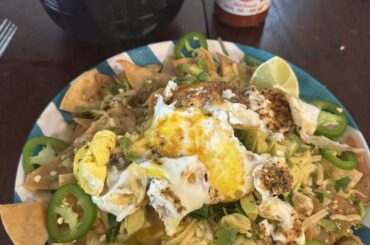 Pictures just don’t do these Chilaquiles justice. Might be the best breakfast I’ve ever had.