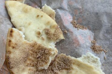 Chalupa Fried Flat + Cinnamon Sugar = Shoddy but good Elephant Ear