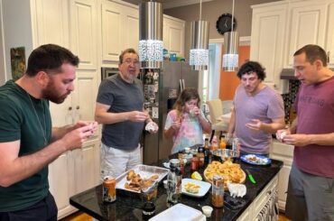 Hot Ones challenge home style for Father's Day