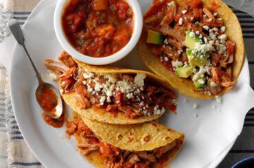 Yum yum yum. Delicious pork tacos