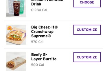 Is this a joke? $2 more dollars than the BYOCB and you can only choose these items/no swaps? 0/10 Taco Bell