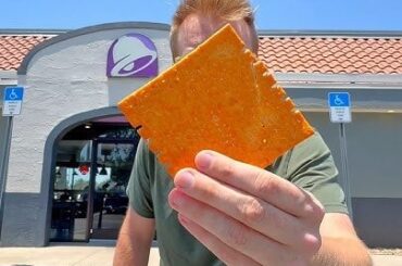 Trying EVERYTHING on the new Big Cheez-It Menu (thumbs down for Crunchwrap Supreme)