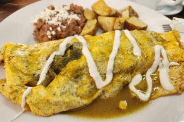 Rajas omelette because not everything needs to be meat