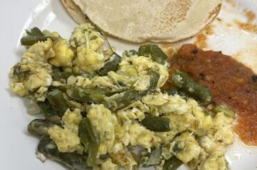 forgot to take the pic before eating but here’s my breakfast!