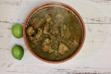 Pork Chile Verde with Blue Corn Tortillas