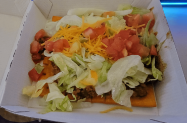 Not a bad size. Decent toppings. Would not order again.