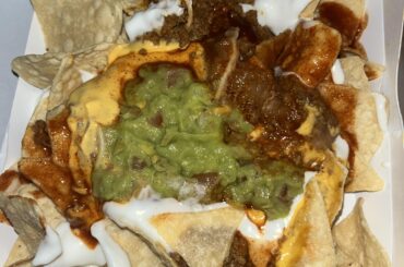 Got hooked up last night with my beef nachos!