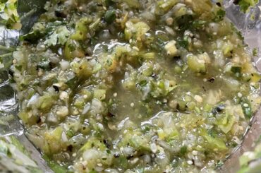 My first attempt at a salsa verde