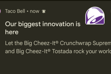 If slapping Cheez-Its into your food is peak innovation...yikes.