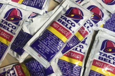 My parents found some 30 year old taco bell sauce in a random jar