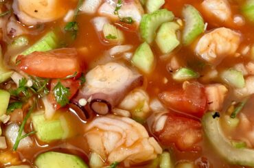 Coctel de Camaron y Pulpo