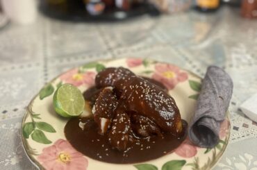 My shot at mole poblano