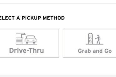 App won’t let me choose drive thru or pick up?