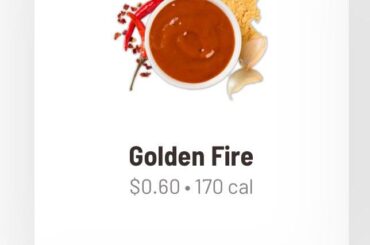 New Buffalo Wild Wings sauce not bad tbh