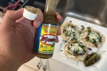 I think I just broke off the top of my brand new bottle of Yucateca with my pocket knife like people do with a saber and a bottle of champagne