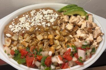 [homemade] Leftover from taco night plus potatoes