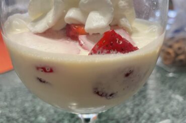 Fresas con crema