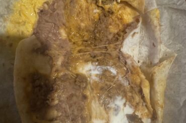 I asked for no sour cream.