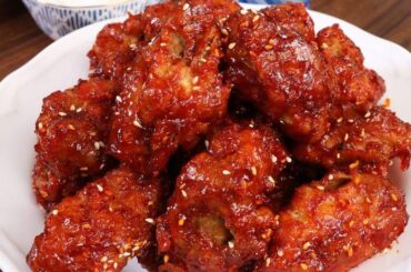 Sweet & sour spicy korean fried chicken