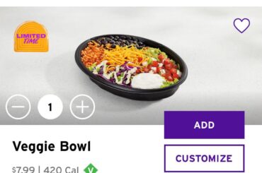 Veggie Bowl is back?