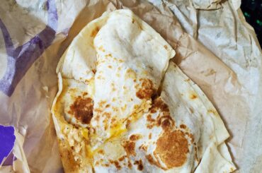 What a beautiful quesadilla, huh?