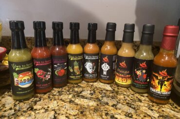 My hot sauce orders came in