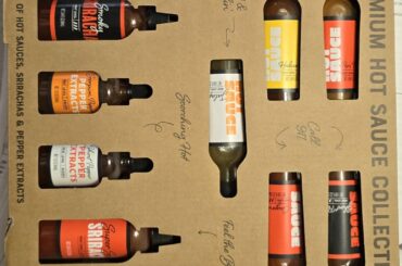 Hot Sauces from a gift pack