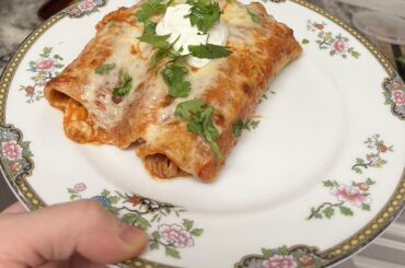 Chicken Tinga Enchiladas. First time making them, turned out very good :)