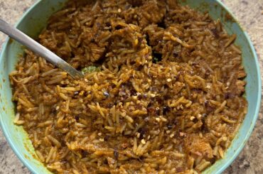 Chicken Phaal I took home from the Sunday buffet for tonight’s dinner.