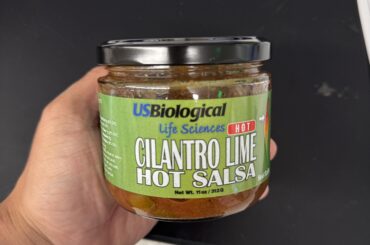I ordered lab chemicals, and salsa came with them.