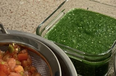 Rick Bayless’ raw tomatillo salsa