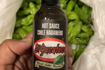 I really enjoy the smokiness! Shishitos in the background.