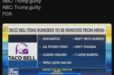 Fox is out here reporting on what really matters, dammit! (Just to be clear this is by no means an attempt to spark any form of political conversation)