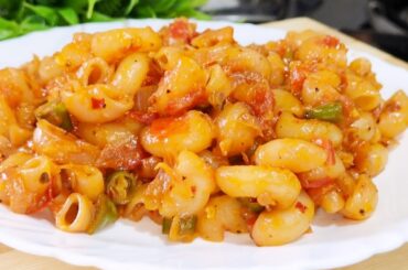 Indian style Macaroni Pasta ! Easy and Tasty Macaroni Recipe! Snacks Recipe