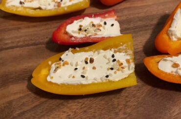 Keto Snacks - Cream Cheese Sweet Peppers Recipe