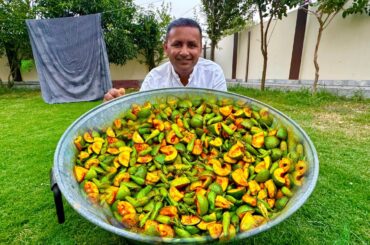 Traditional Mango and Green Chilli Pickle Recipe (5year Life) | Aam Ka Achar | Hari Mirch Ka Achar
