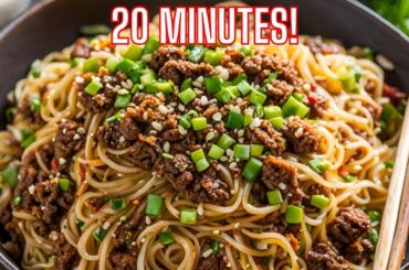 Beef Garlic Chili Noodles | Flavorful, Quick and Easy Recipe