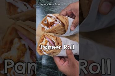 This Paneer Roll is Super Tasty... try it #Shorts #PaneerRoll