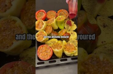 GREECE | Gemista, stuffed peppers #greekfood #recipes
