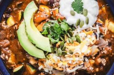 Turkey and Summer Squash Chili Recipe