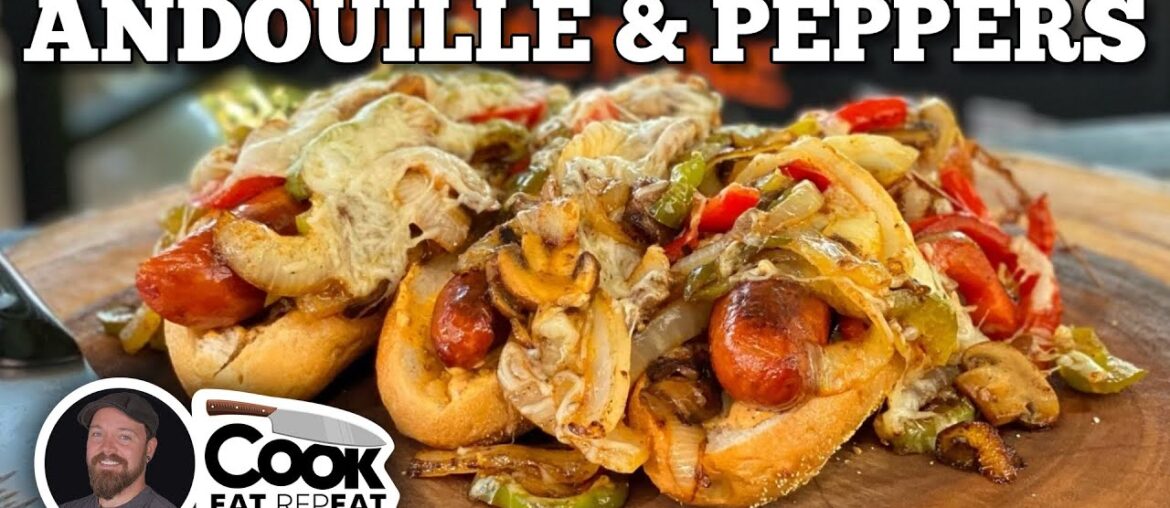 Bruce Mitchell-inspired Andouille & Peppers | Blackstone Griddles