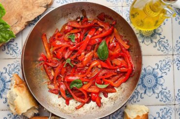 Italian Fried Peppers - Quick and Easy Side Dish!